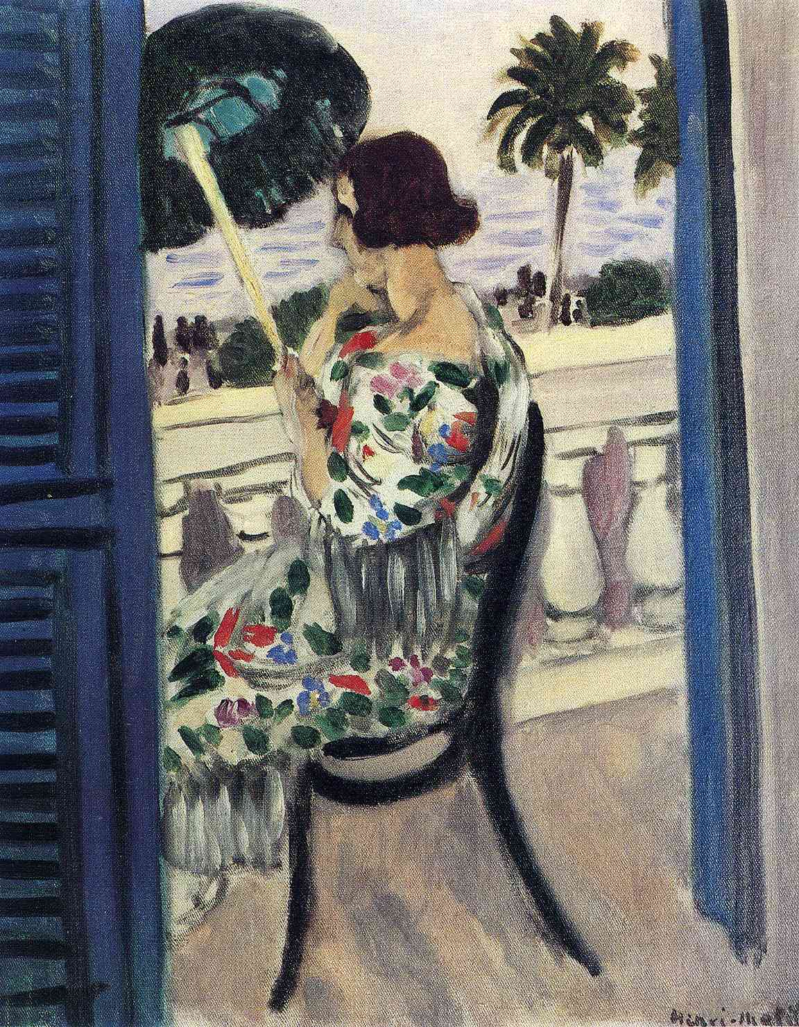 Henri Matisse - Woman holding umbrella 1919